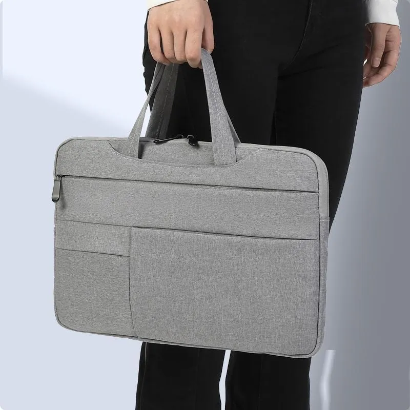 15.6 Inch Waterproof Laptop Handbag in Oxford Cloth | Grey