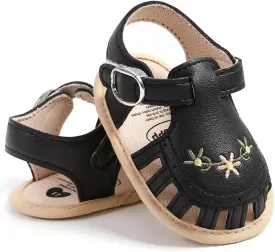 Baby Sandals Infant Boys Girls Summer Dress Flat Shoes Beach Sandals Newborn Crib Shoes First Walkers Prewalkers
