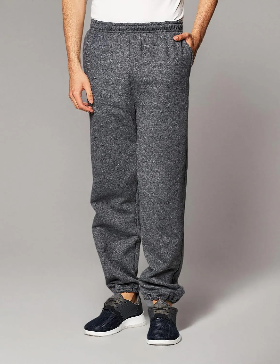 Gildan Adult Fleece Elastic Bottom Sweatpants with Pockets, Style G18100