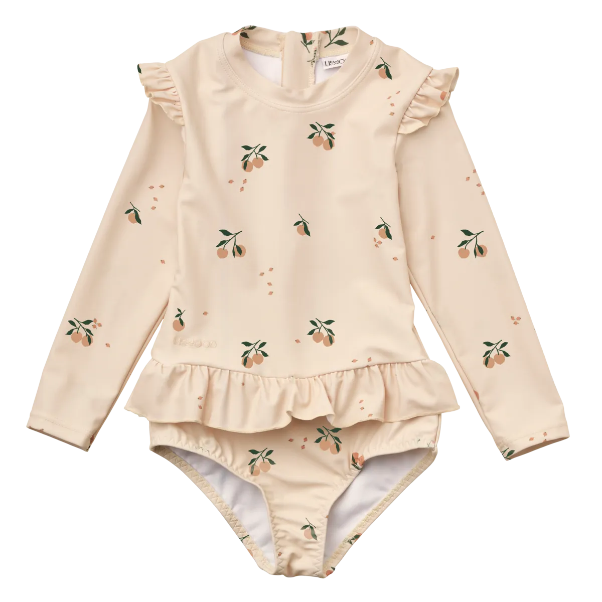 Liewood Sille Printed SwimSuit | Peach /Sea Shell