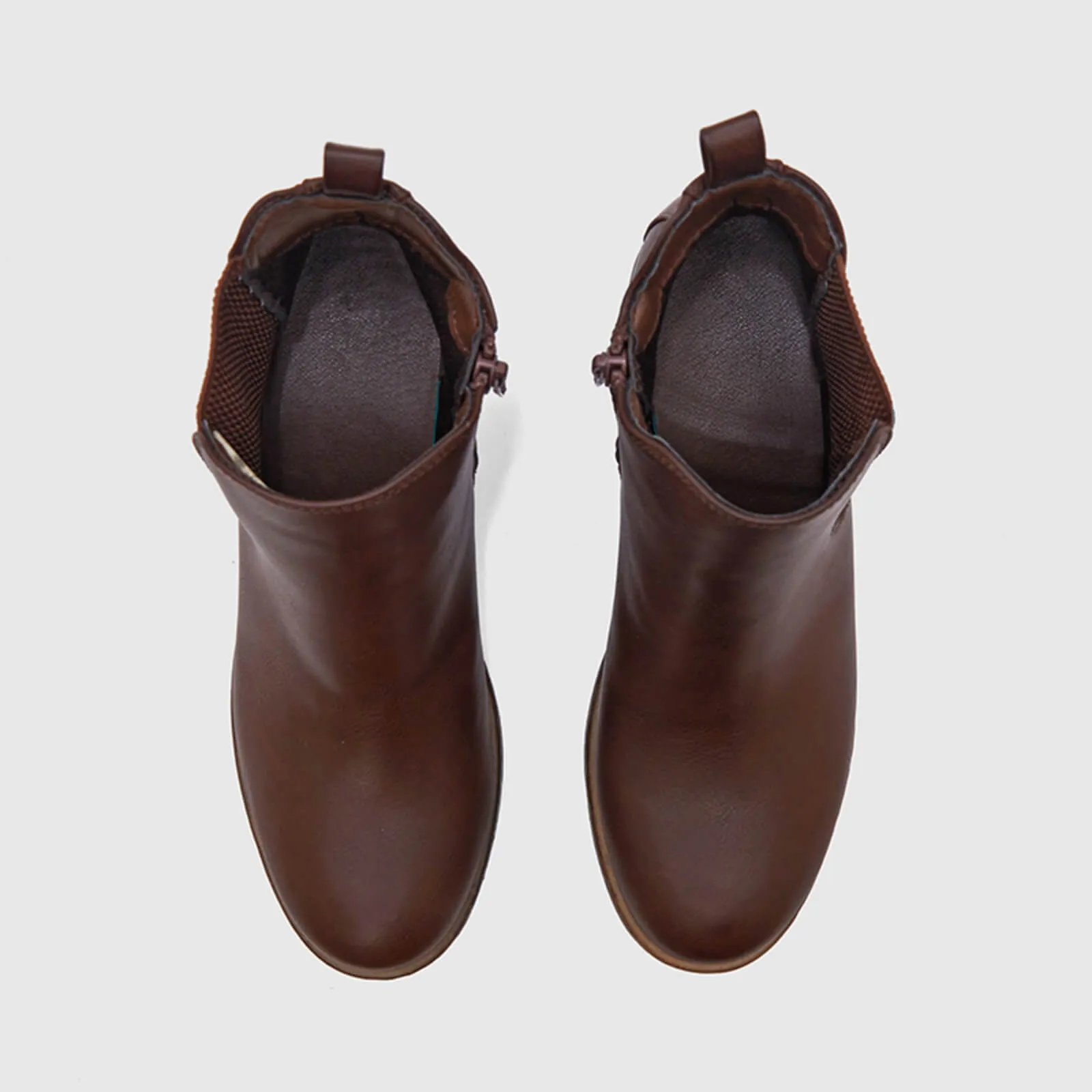 Low Heel Vintage Style Chelsea Ankle Booties