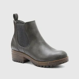 Low Heel Vintage Style Chelsea Ankle Booties