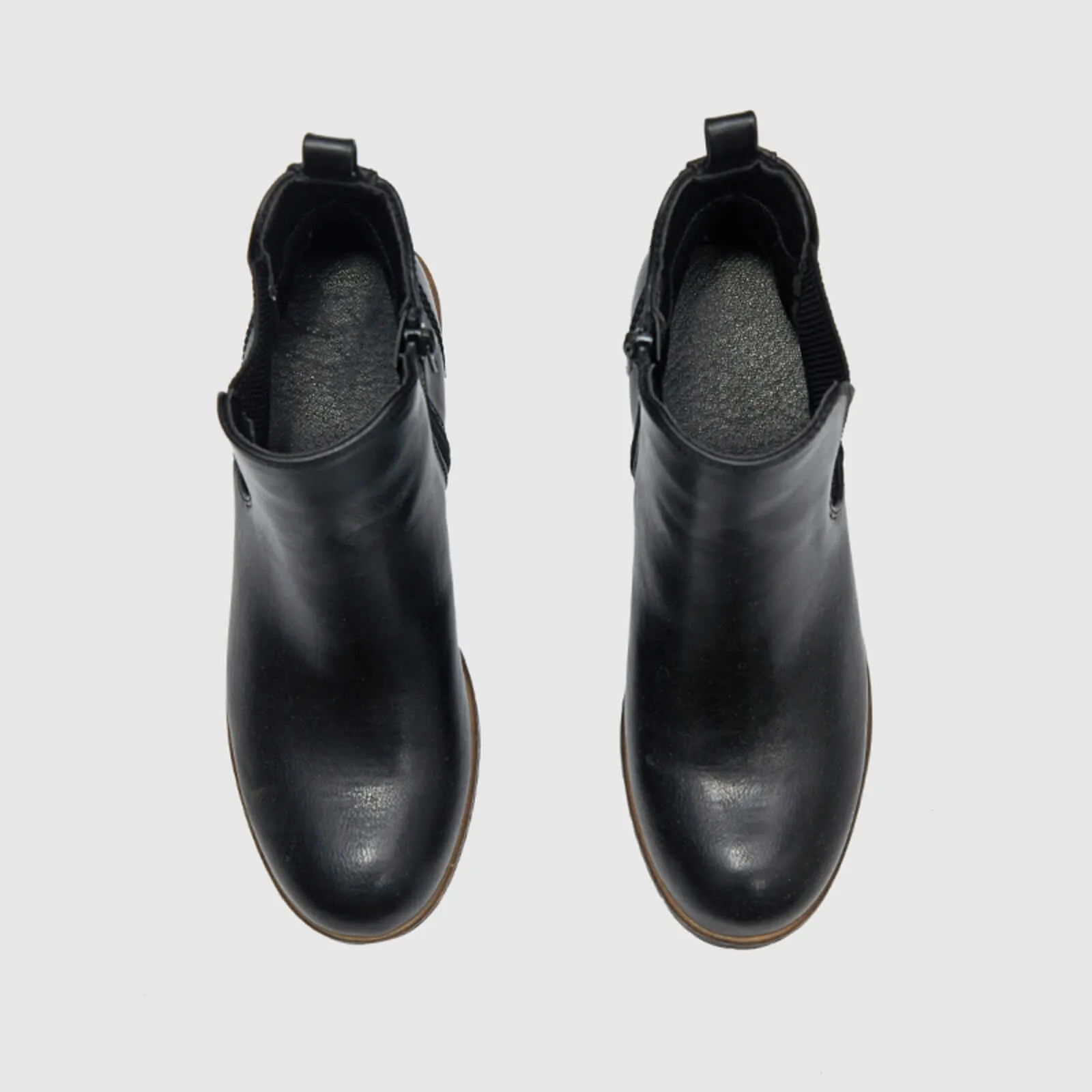 Low Heel Vintage Style Chelsea Ankle Booties