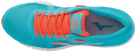 Mizuno Synchro SL2 Ladies running trainers Blue Atoll / Fiery Coral / White uk seller