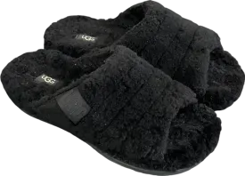 UGG Black Fluff Slides UK 7 EU 40 👠