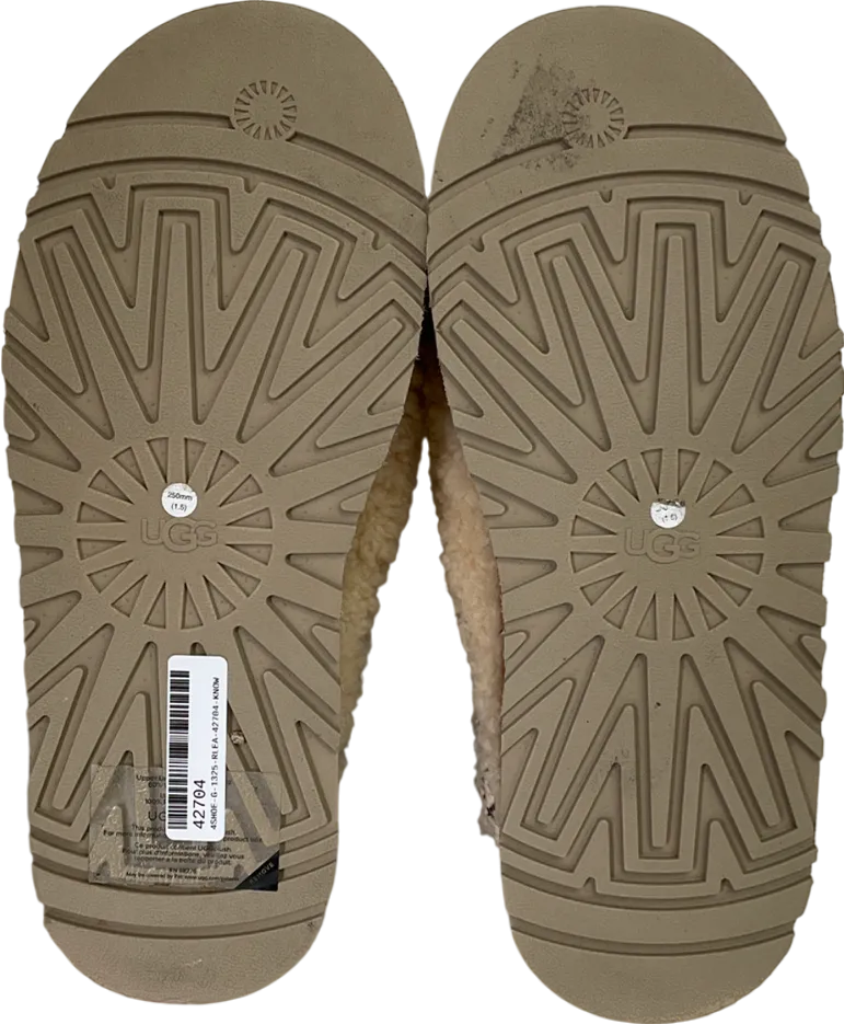 UGG Cream Tazz Ugg Braid Shoes UK 6 EU 39 👠