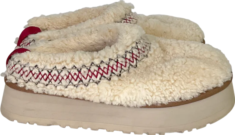 UGG Cream Tazz Ugg Braid Shoes UK 6 EU 39 👠